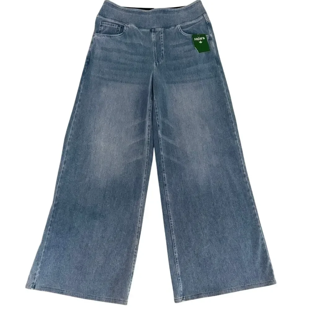 MSRP: $65 | ✨ HALARA FLEX HIGH WAISTED WIDE LEG JEANS – SIZE M (fits S-M)✨